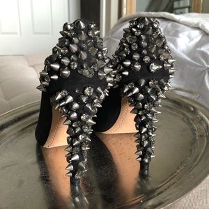 Sam Edelman Rhinestone Spike Heels
